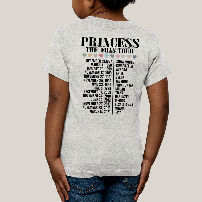 Camiseta Infantil Algodão Unissex T shirt Lilo & Stitch Princess The Eras Tour FC