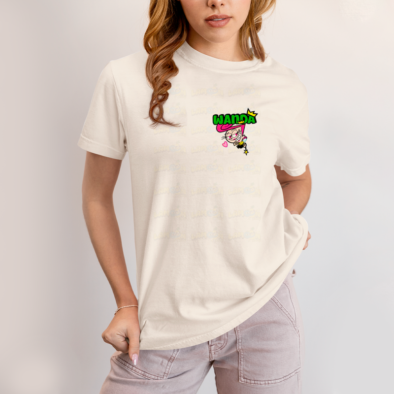 Camiseta Estampada Unissex Cosmo e Wanda BFF ou casal FC