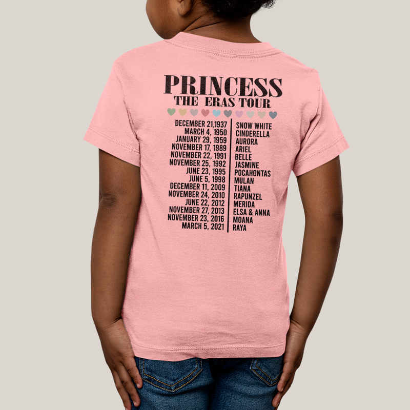 Camiseta Infantil Algodão Unissex T shirt Lilo & Stitch Princess The Eras Tour FC