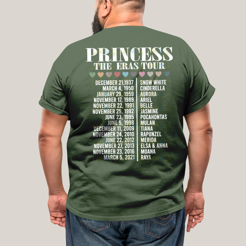 Camiseta Plus Size Algodão Unissex T shirt Lilo & Stitch Princess The Eras Tour FC