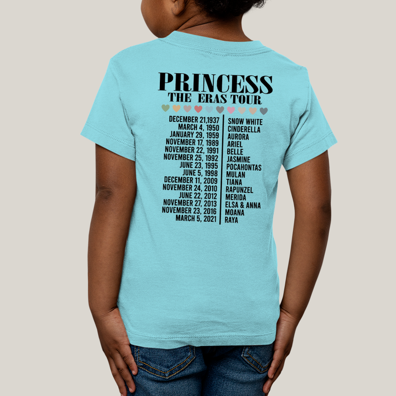 Camiseta Infantil Algodão Unissex T shirt Lilo & Stitch Princess The Eras Tour FC