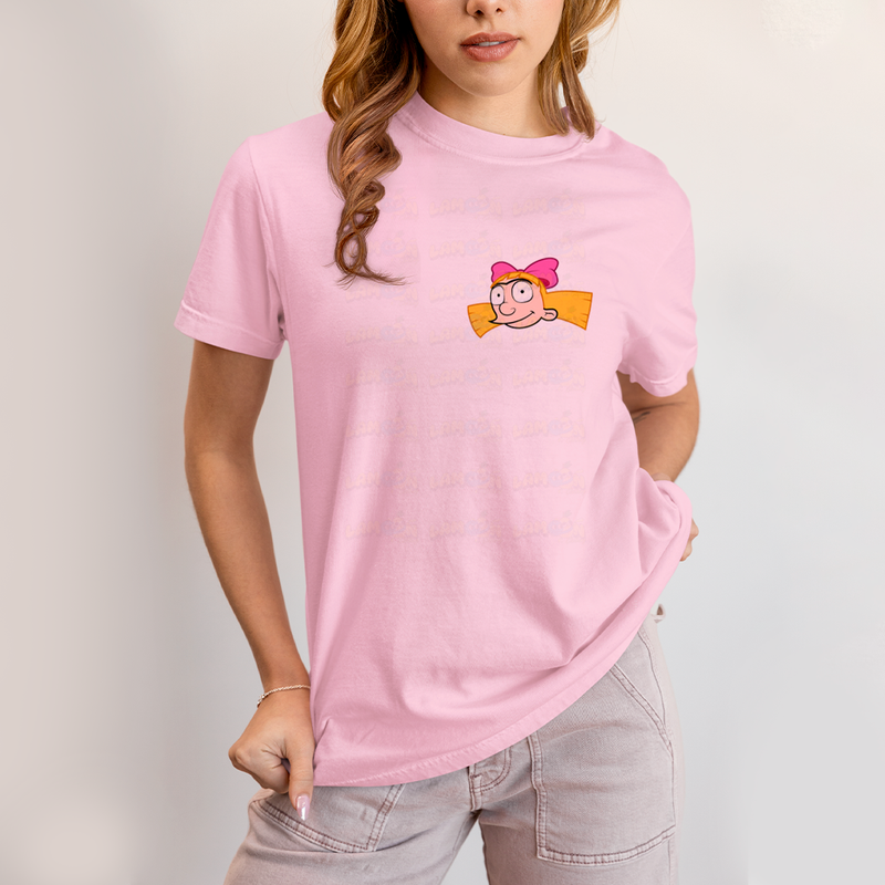 Camiseta Estampada Unissex Arnold e Helga BFF ou casal FC