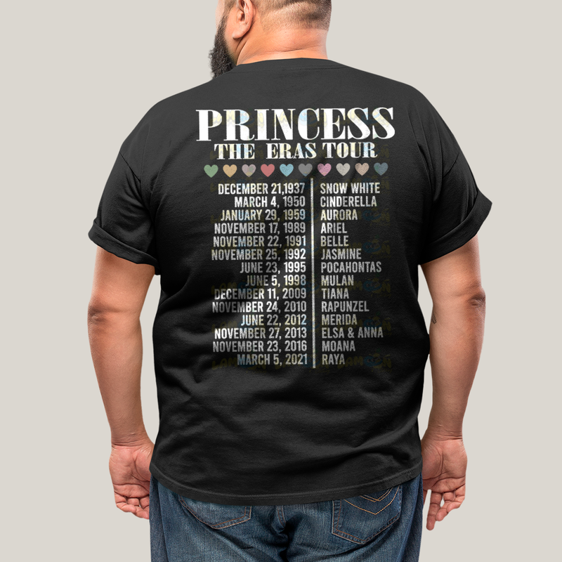 Camiseta Plus Size Algodão Unissex T shirt Lilo & Stitch Princess The Eras Tour FC
