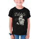 Camiseta Infantil Algodão Justin Bieber Swag Dedo do Meio