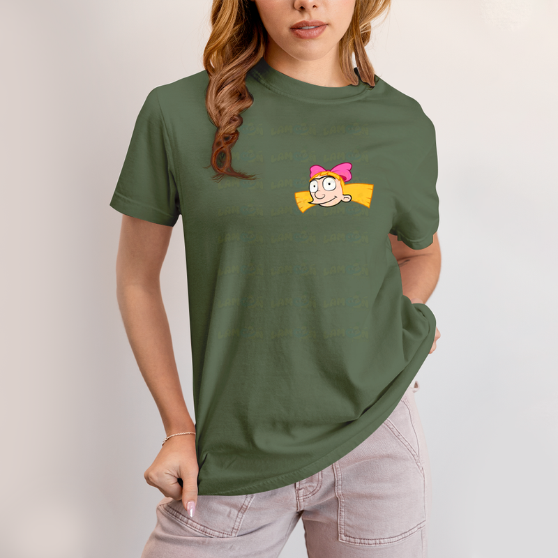 Camiseta Estampada Unissex Arnold e Helga BFF ou casal FC