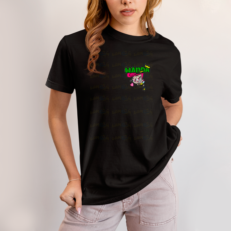Camiseta Estampada Unissex Cosmo e Wanda BFF ou casal FC