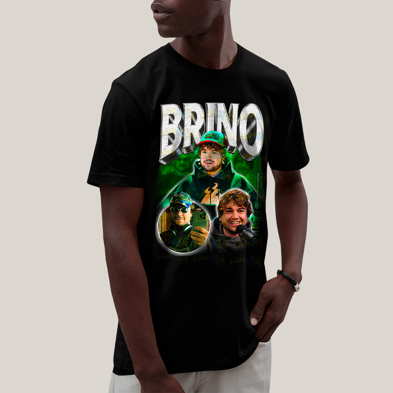 Camiseta Algodão Unissex T shirt - Brino Youtuber