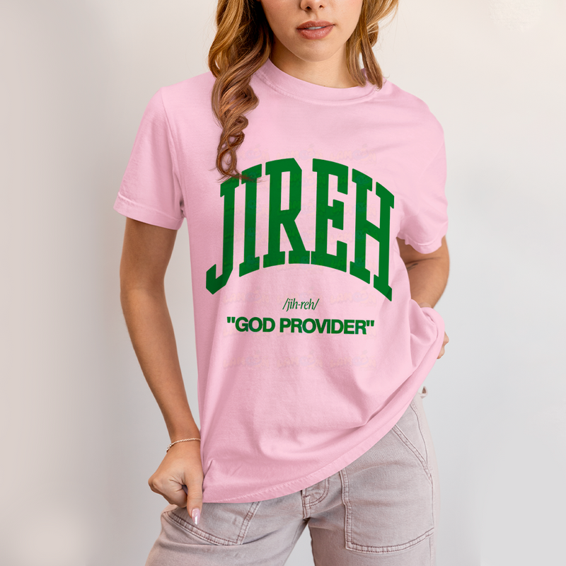 Camiseta Algodão Unissex T shirt Jireh God Provider Jesus