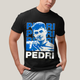 Camiseta Algodão Unissex T shirt Pedri Jogador Barcelona Espanha