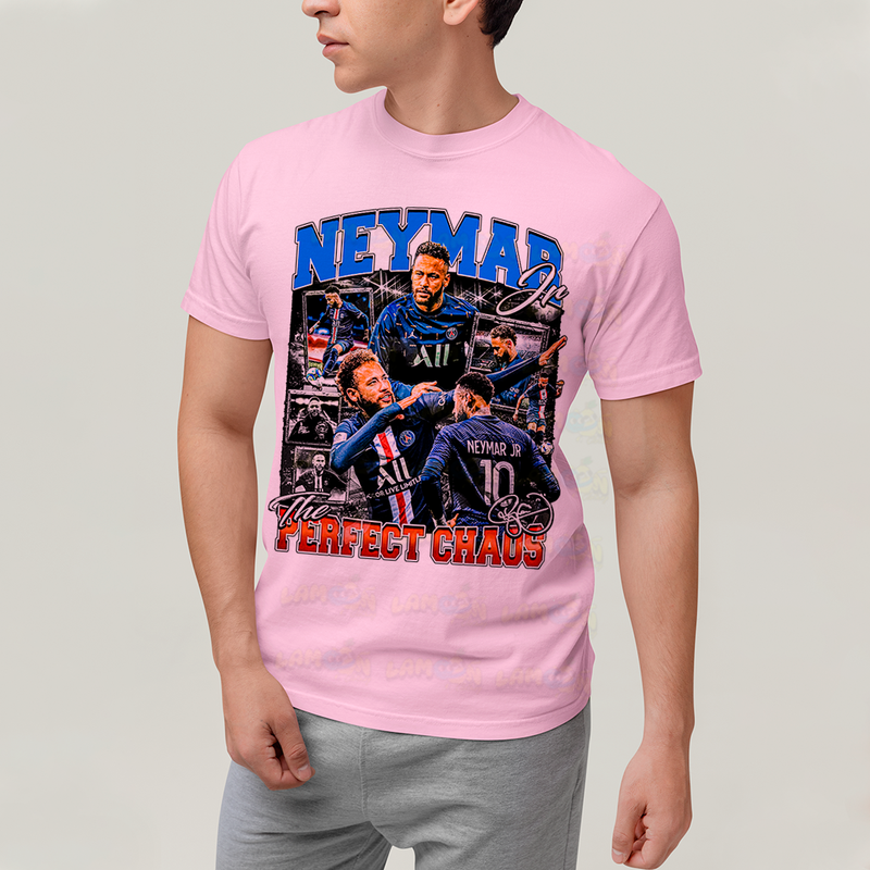 Camiseta Algodão Unissex T shirt Graphic Tee Neymar Perfect Chaos