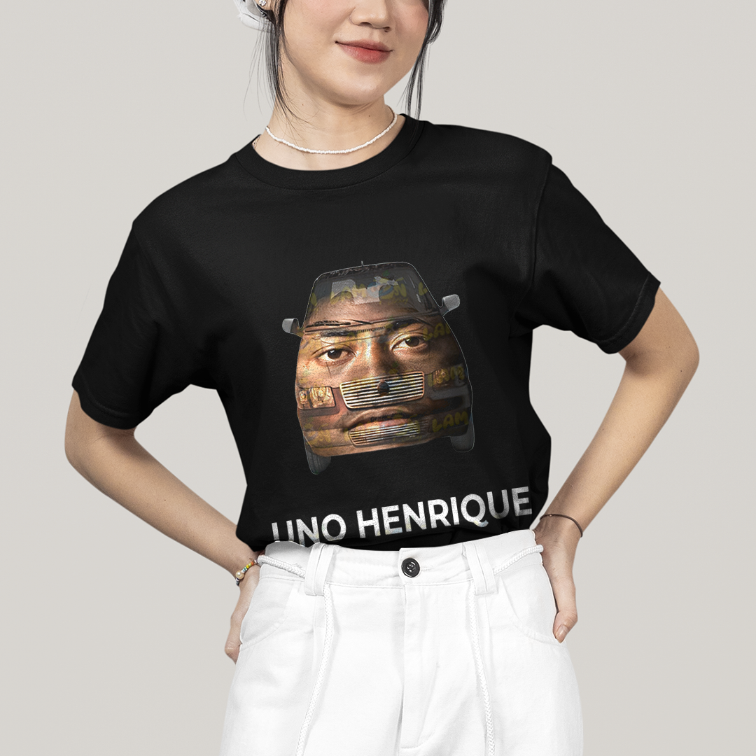 Camiseta Algodão Unissex T shirt - Uno Henrique Meme
