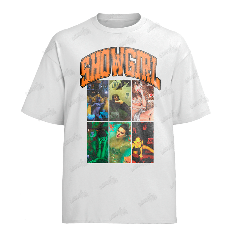 Camiseta Algodão Taylor Swift Showgirl