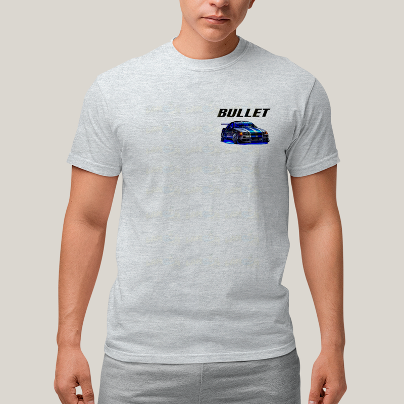 Camiseta Estampada Unissex Suki e Bullet BFF ou casal FC