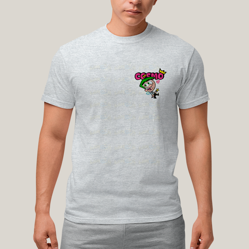 Camiseta Estampada Unissex Cosmo e Wanda BFF ou casal FC