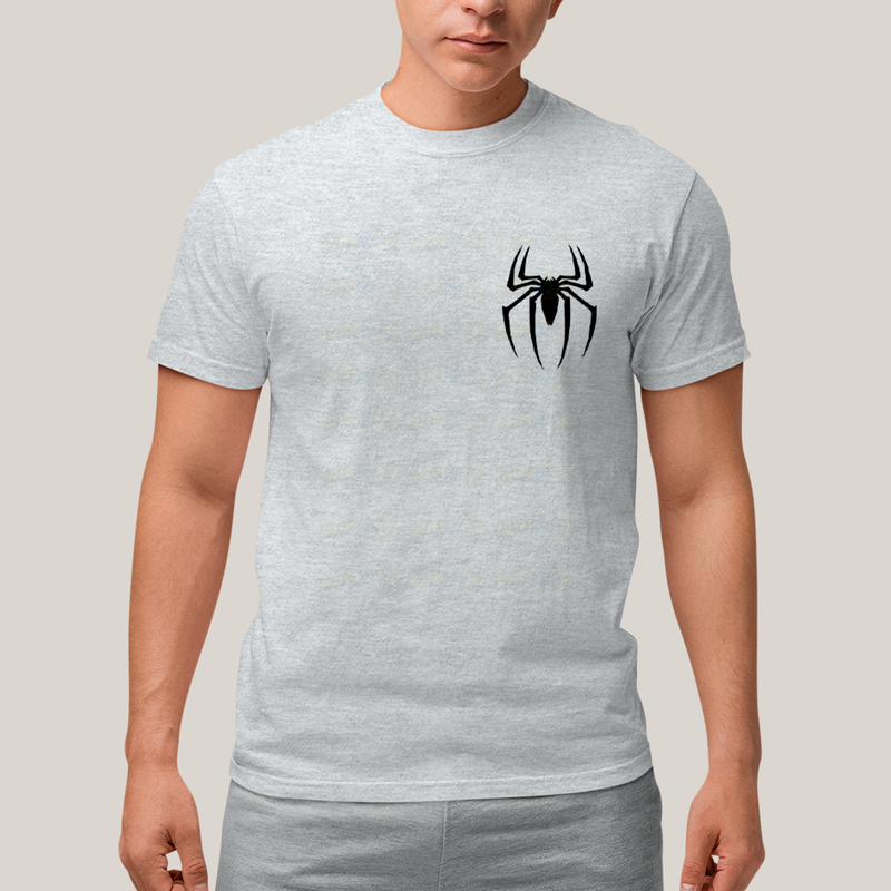 Camiseta Estampada Unissex Spider Boy e Spider Girl BFF ou casal FC