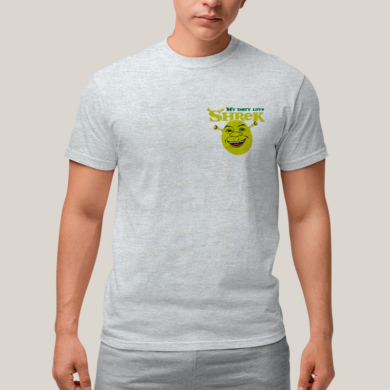 Camiseta Estampada Unissex Shrek e Fiona BFF ou casal FC
