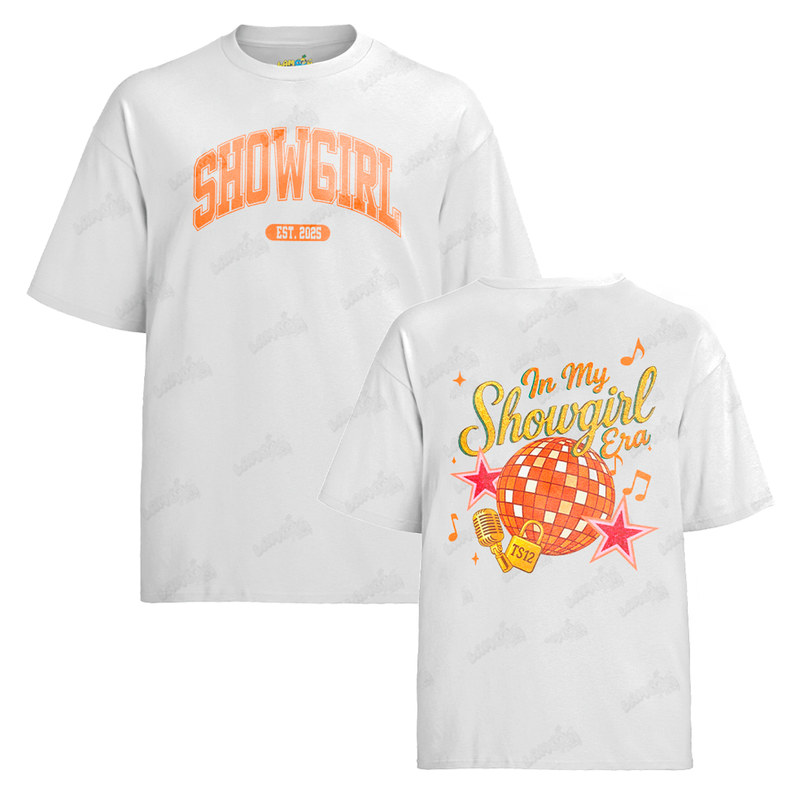Camiseta Algodão Taylor Swift My Showgirl Era FC