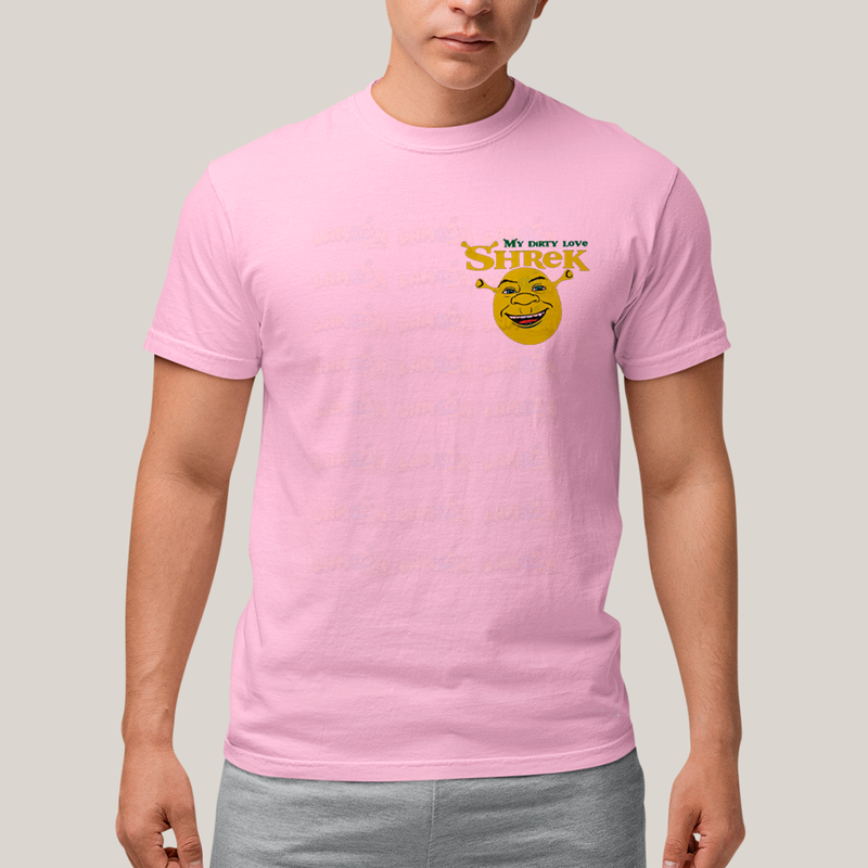 Camiseta Estampada Unissex Shrek e Fiona BFF ou casal FC