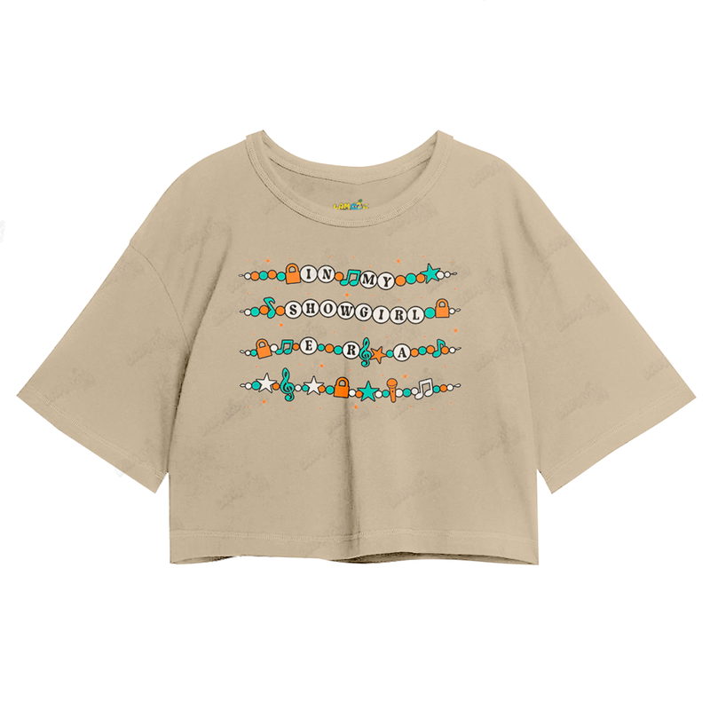 Cropped Oversized Algodão Taylor Swift In My Showgirl