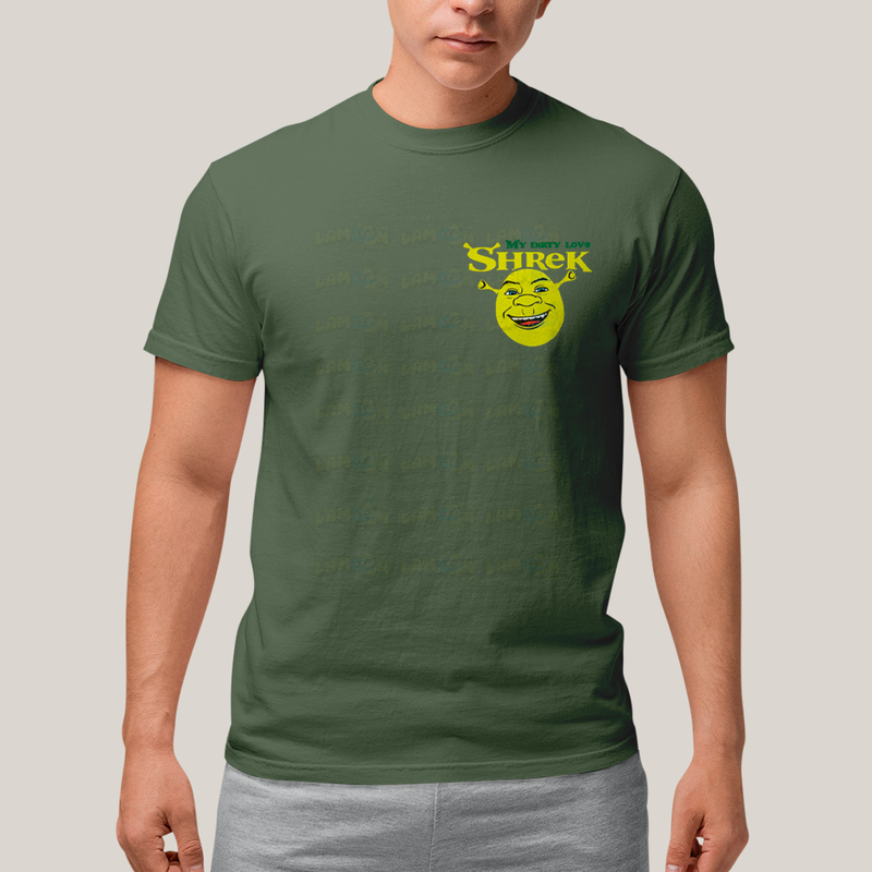 Camiseta Estampada Unissex Shrek e Fiona BFF ou casal FC