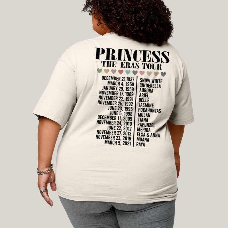 Camiseta Plus Size Algodão Unissex T shirt Lilo & Stitch Princess The Eras Tour FC