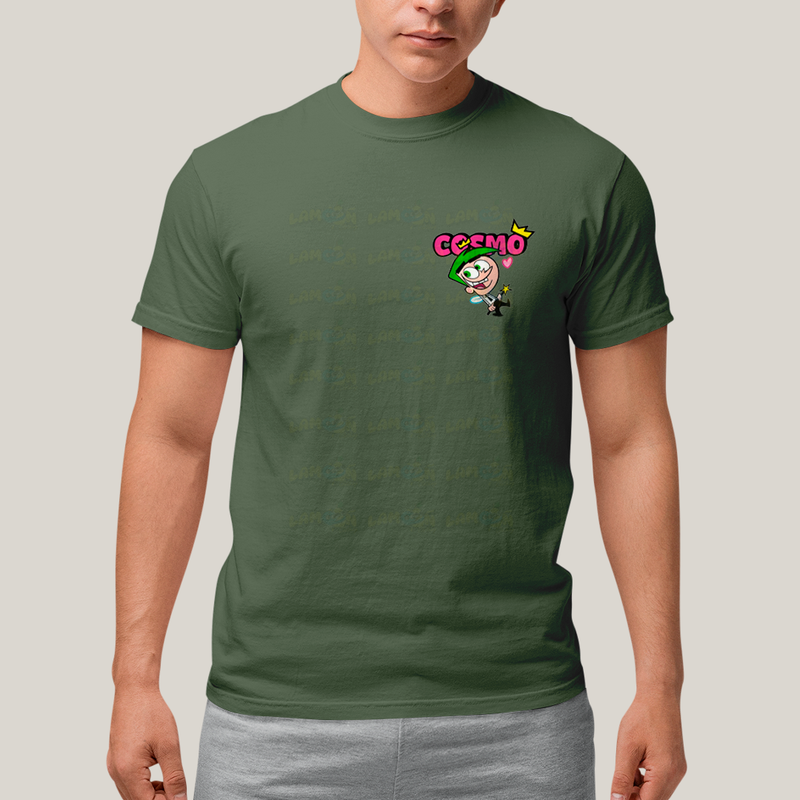 Camiseta Estampada Unissex Cosmo e Wanda BFF ou casal FC