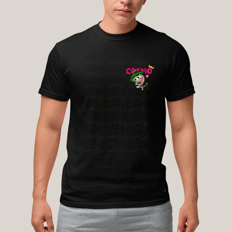 Camiseta Estampada Unissex Cosmo e Wanda BFF ou casal FC