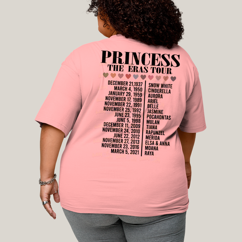 Camiseta Plus Size Algodão Unissex T shirt Lilo & Stitch Princess The Eras Tour FC