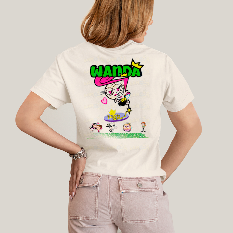 Camiseta Estampada Unissex Cosmo e Wanda BFF ou casal FC
