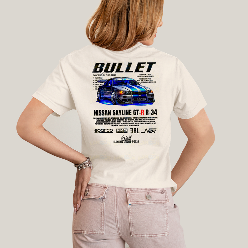 Camiseta Estampada Unissex Suki e Bullet BFF ou casal FC