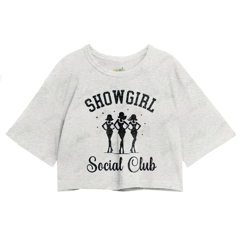 Cropped Oversized Taylor Swift Showgirl Social Club 1