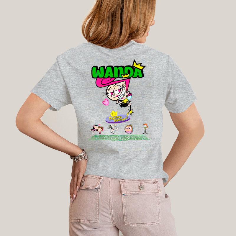 Camiseta Estampada Unissex Cosmo e Wanda BFF ou casal FC