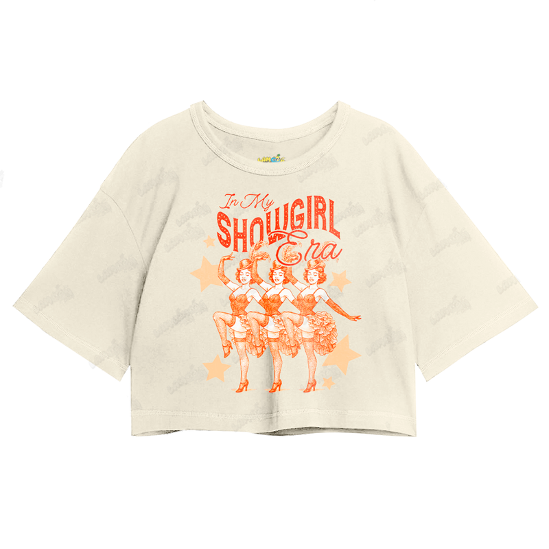 Cropped Oversized Algodão Taylor Swift Showgirl Era 1