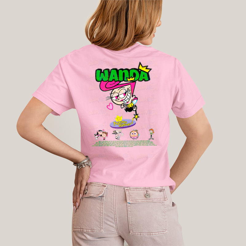 Camiseta Estampada Unissex Cosmo e Wanda BFF ou casal FC