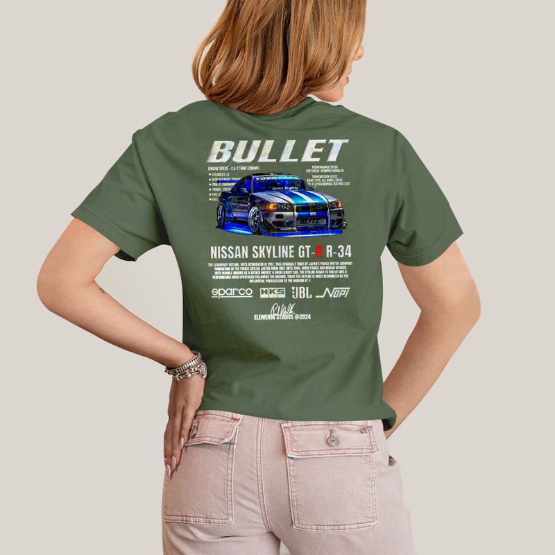 Camiseta Estampada Unissex Suki e Bullet BFF ou casal FC