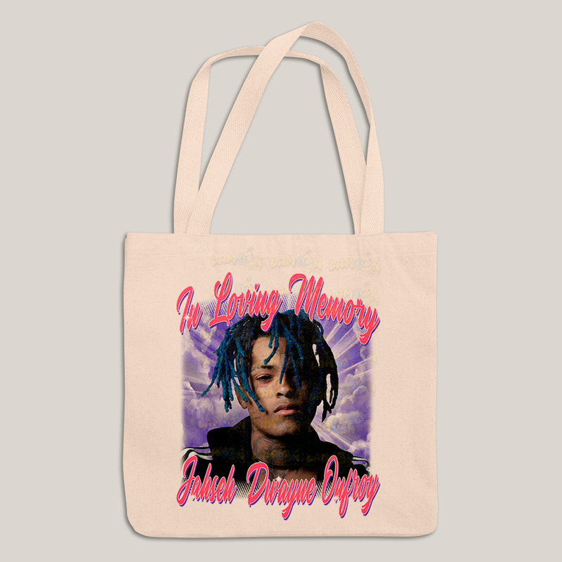 Sacola Ecobag Bolsa 38X40 Algodão- XXXTentacion rapper Loving Memory Jahseh Dwayne Onfroy