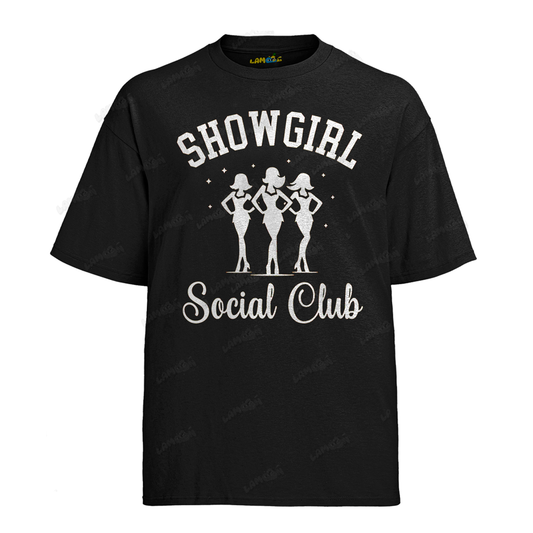 Camiseta Algodão Taylor Swift Showgirl Social Club 1