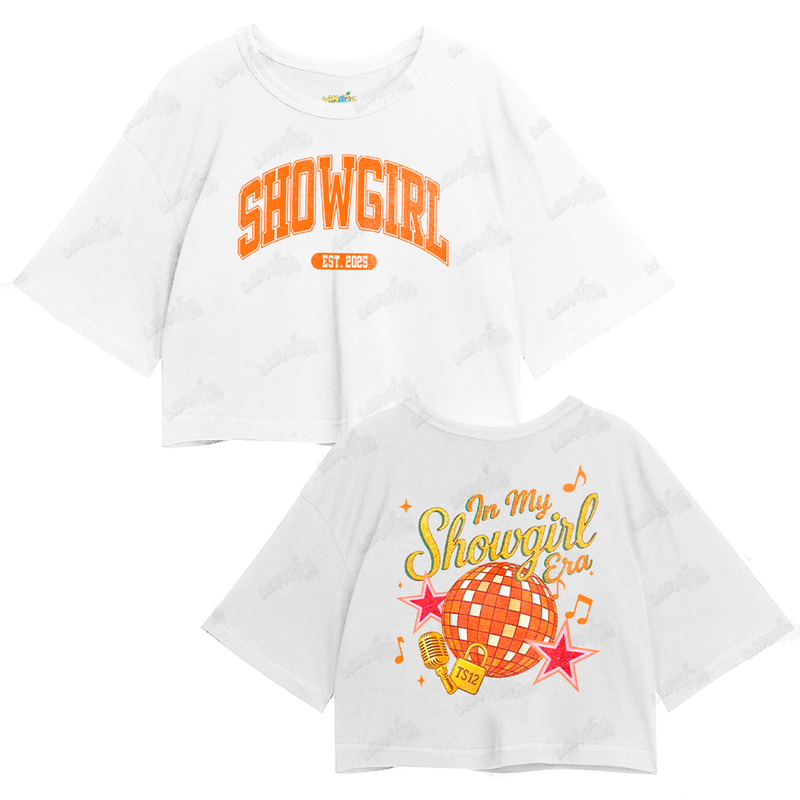 Cropped Oversized Algodão Taylor Swift My Showgirl Era FC