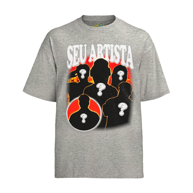 Camiseta Algodão Unissex Personalizado Seu Artista