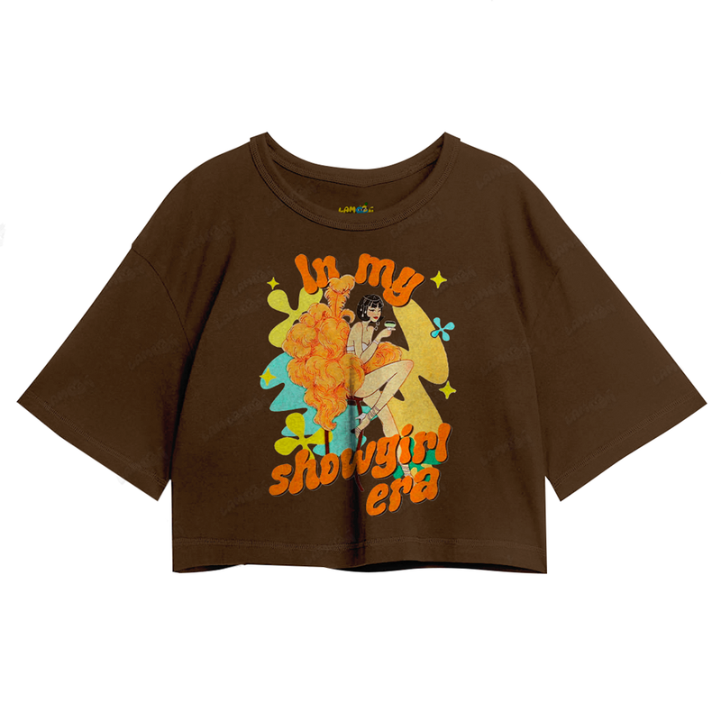 Cropped Oversized Algodão Taylor Swift Showgirl Era