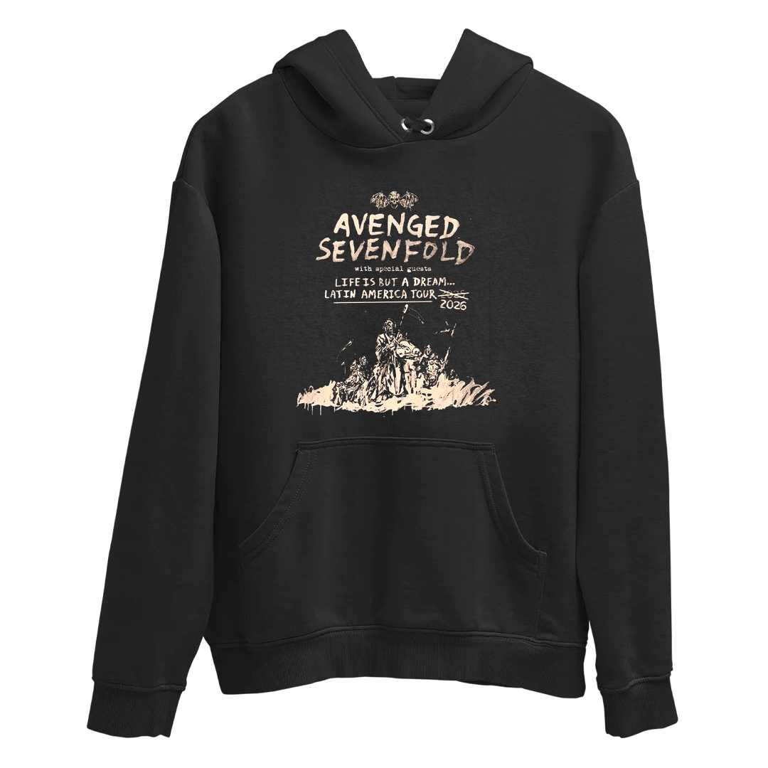 Moletom Canguru Avenged Seven Fold Latin America Tour 2026