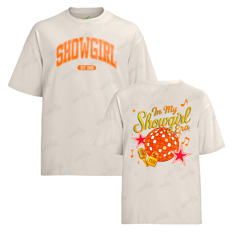 Camiseta Algodão Taylor Swift My Showgirl Era FC