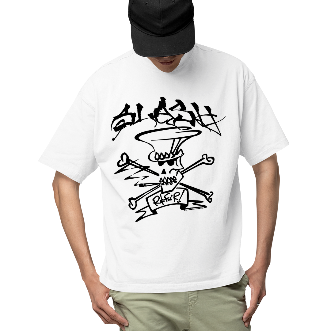 Camiseta Algodão Roses Banda Slash