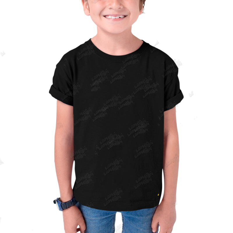 Camiseta Infantil Algodão Basica Lisa