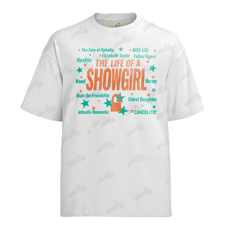 Camiseta Algodão Taylor Swift The Life of a Showgirl
