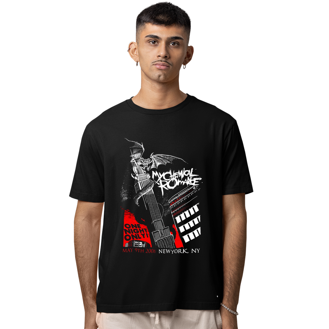Camiseta Algodão My Chemical Romance One Night Only