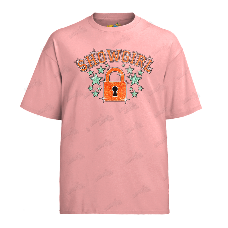 Camiseta Algodão Taylor Swift Showgirl Cadeado