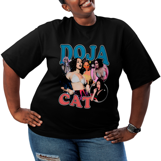 Camiseta Plus Size Doja Cat Graphic Vintage