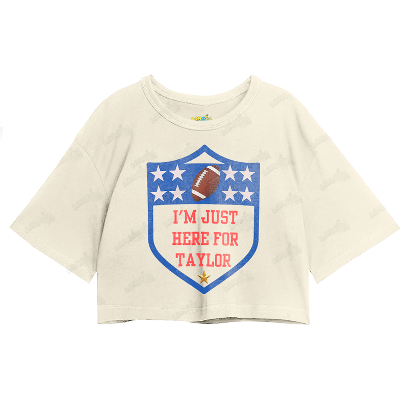 Cropped Oversized Taylor Swift I´m Just Here For Taylor