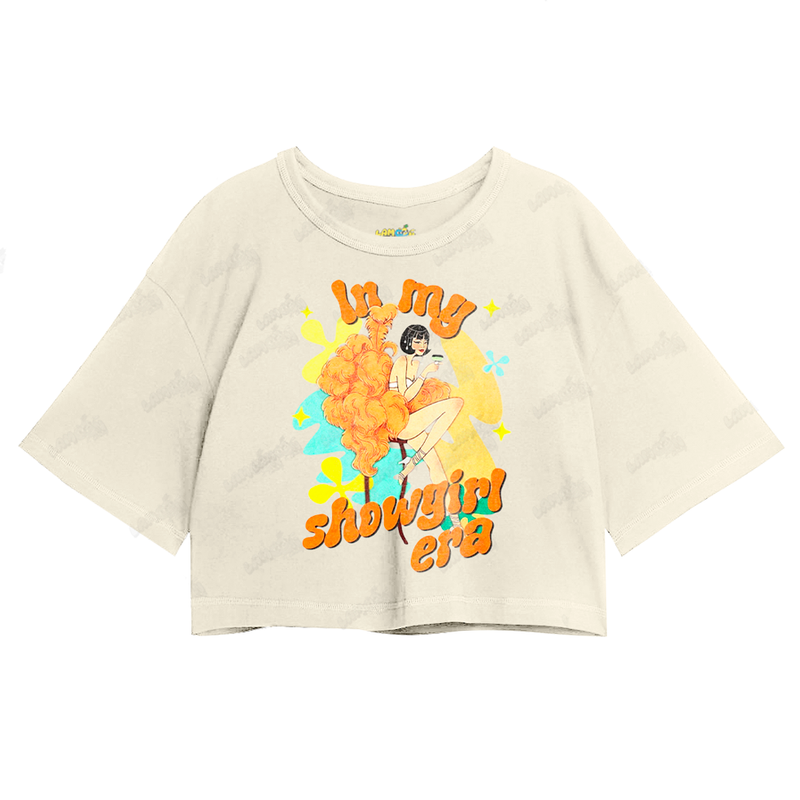 Cropped Oversized Algodão Taylor Swift Showgirl Era